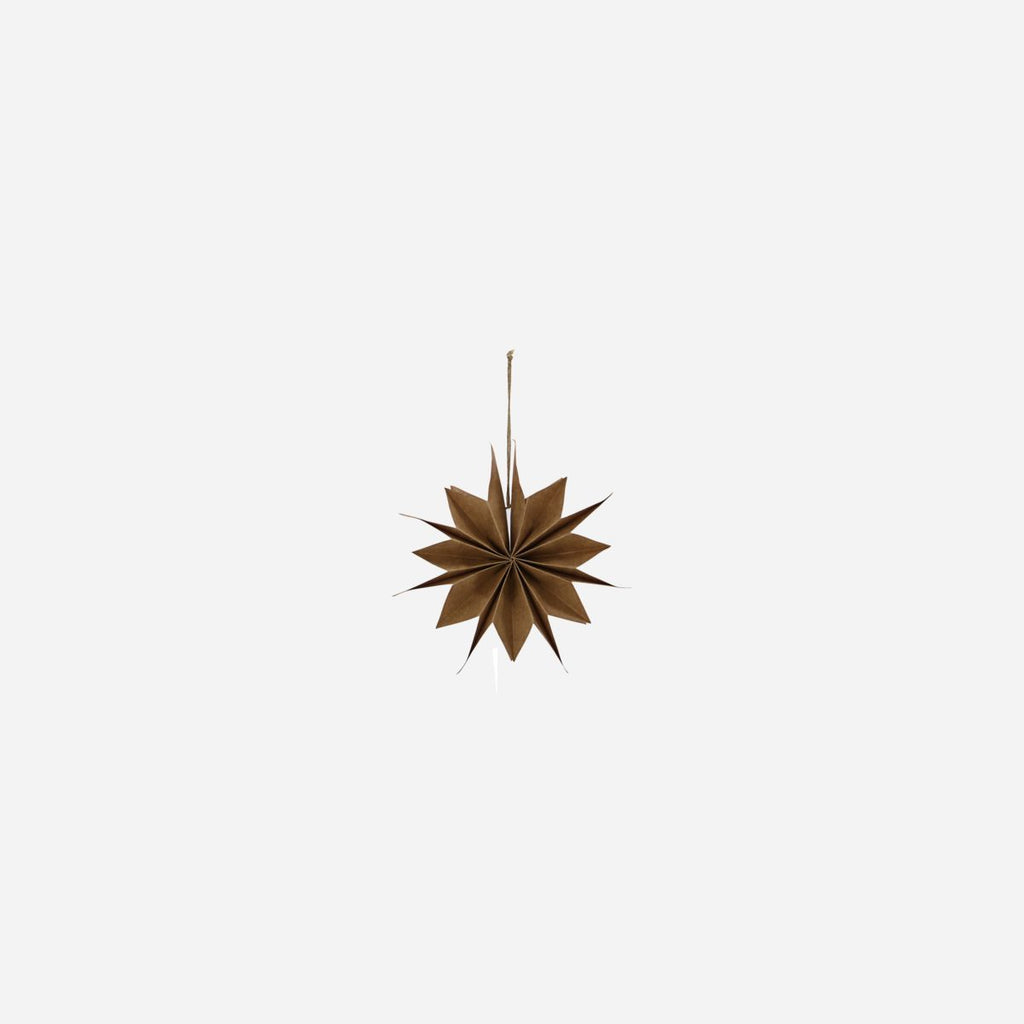 Capella Star Ornament, Natural in Various Sizes