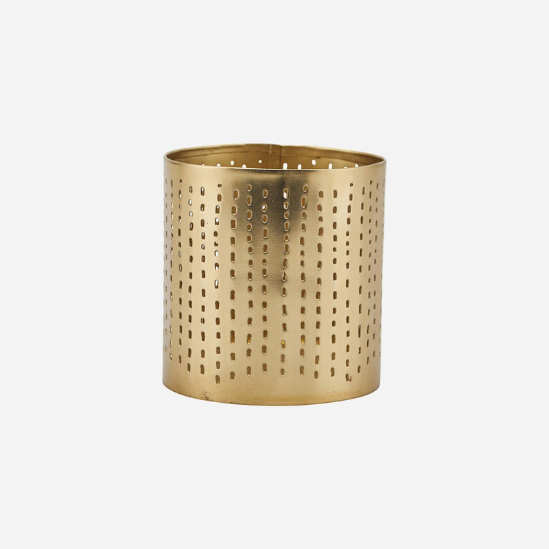 Wilma Tealight Holder, Brass Finish