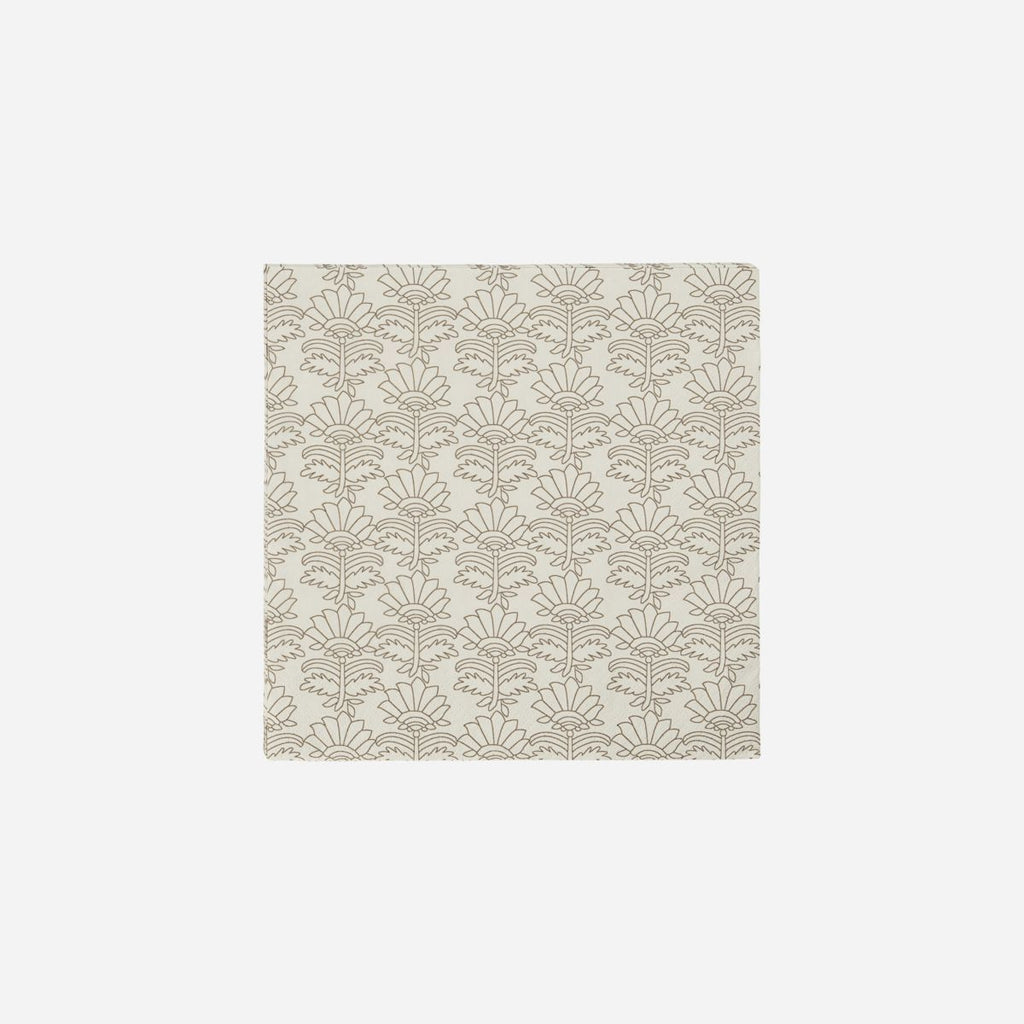 Baroque Napkins, Grey/Brown