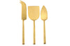 Matte Gold Cheese Set of 3