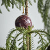 Mache Ornament, Red in Various Sizes