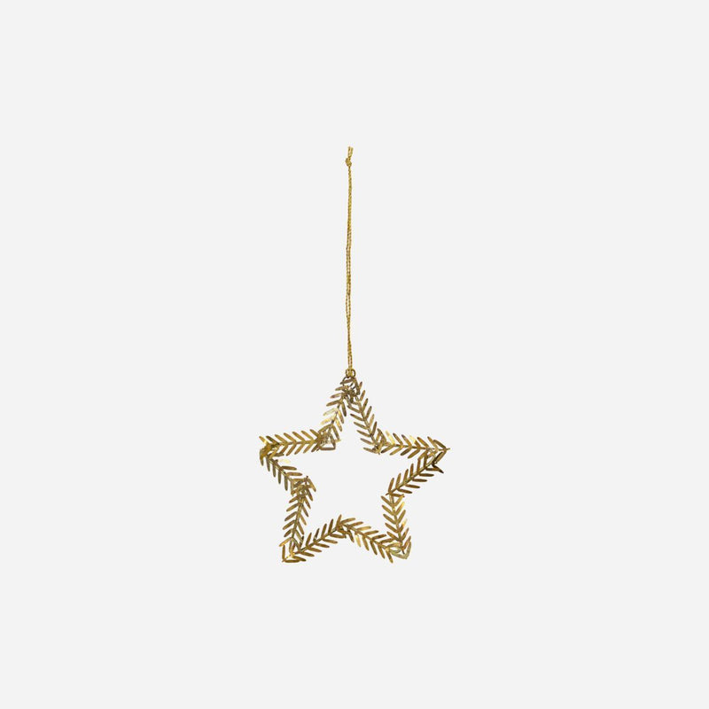 Lamet Star Ornament, Brass