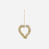 Lamet Heart Ornament, Brass