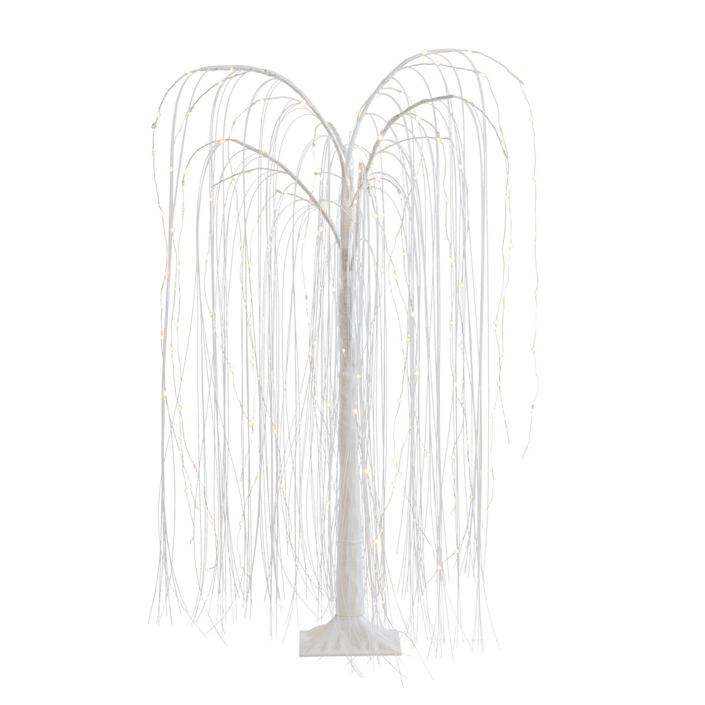 White Willow Freestanding LED Decor Tree