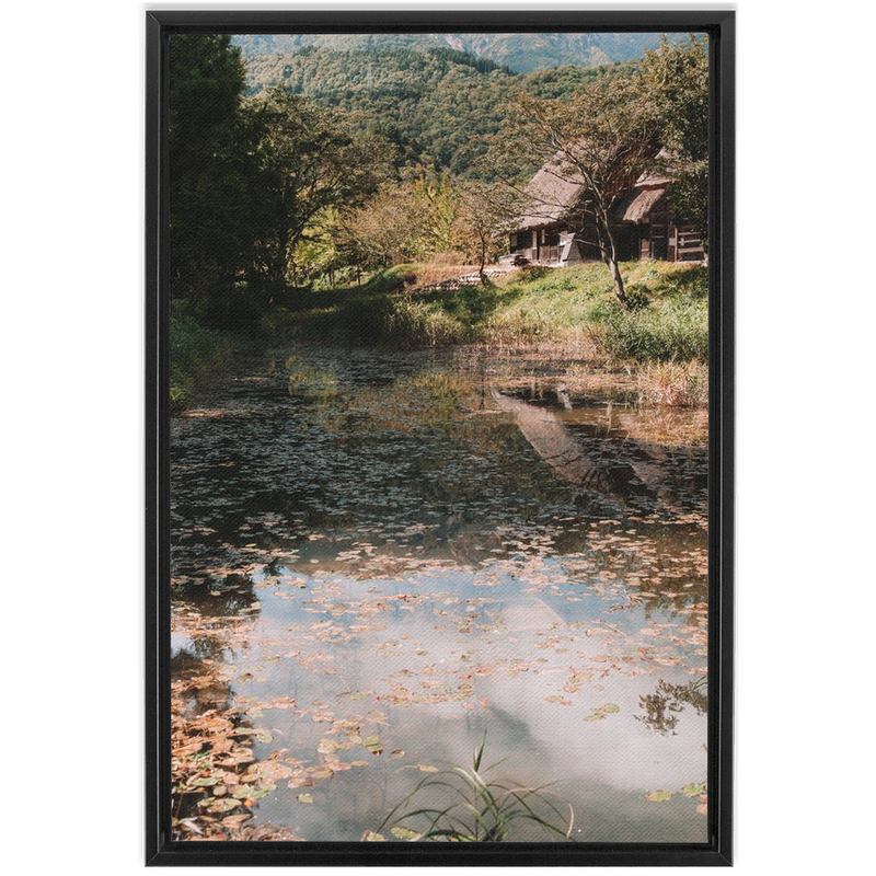 Village Framed Canvas