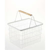 Tosca Wire Laundry Basket - White Steel - Medium by Yamazaki