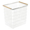 Tosca Wire Laundry Basket - White Steel - Large by Yamazaki