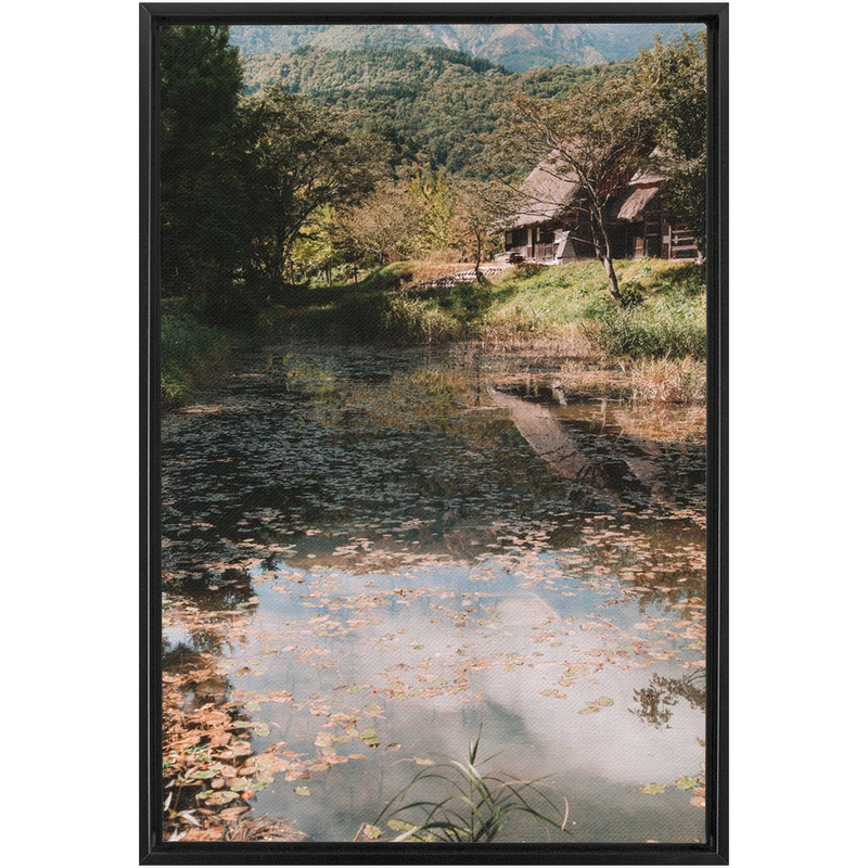 Village Framed Canvas