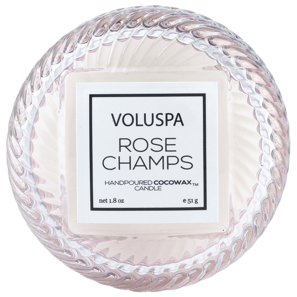 Macaron Candle in Rose Champs design by Voluspa