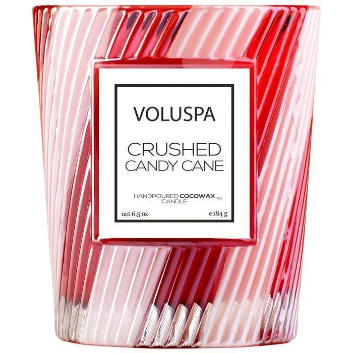 Classic Candle in Crushed Candy Cane