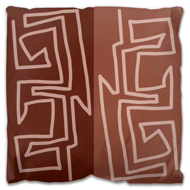 Glyph Throw Pillow