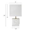 Newell 17" Marble Table Lamp