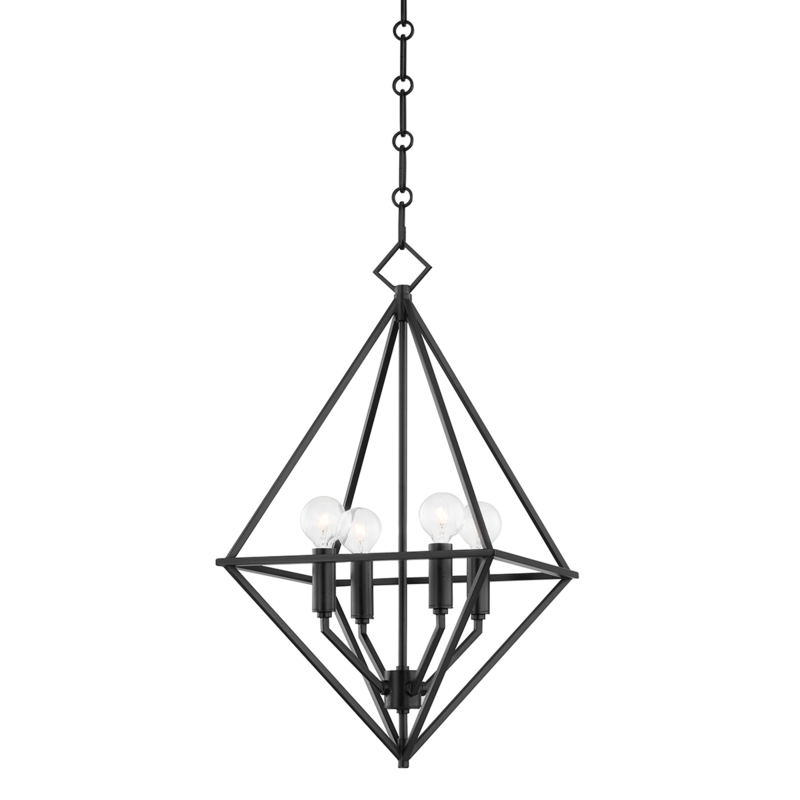 Haines 4 Light Small Pendant