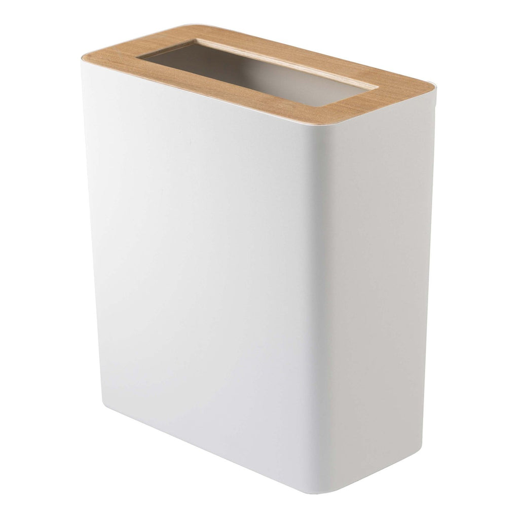 Rin Rectangular 2.5 Gallon Steel Trash Can in Various Colors