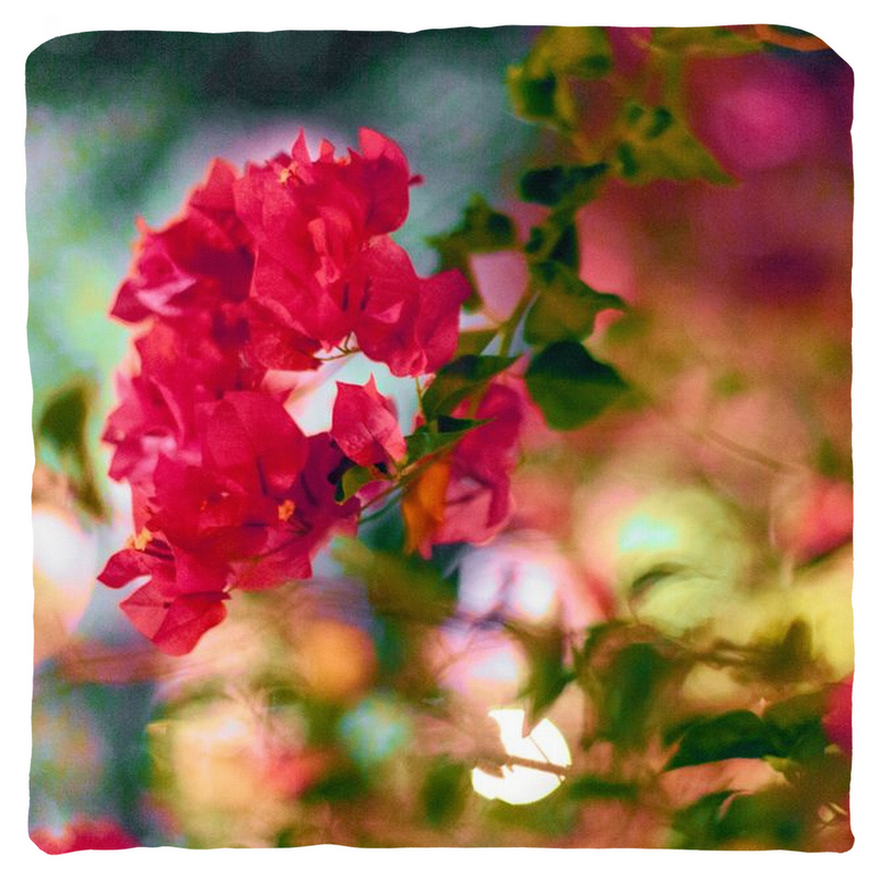 Bougainvillea Throw Pillow