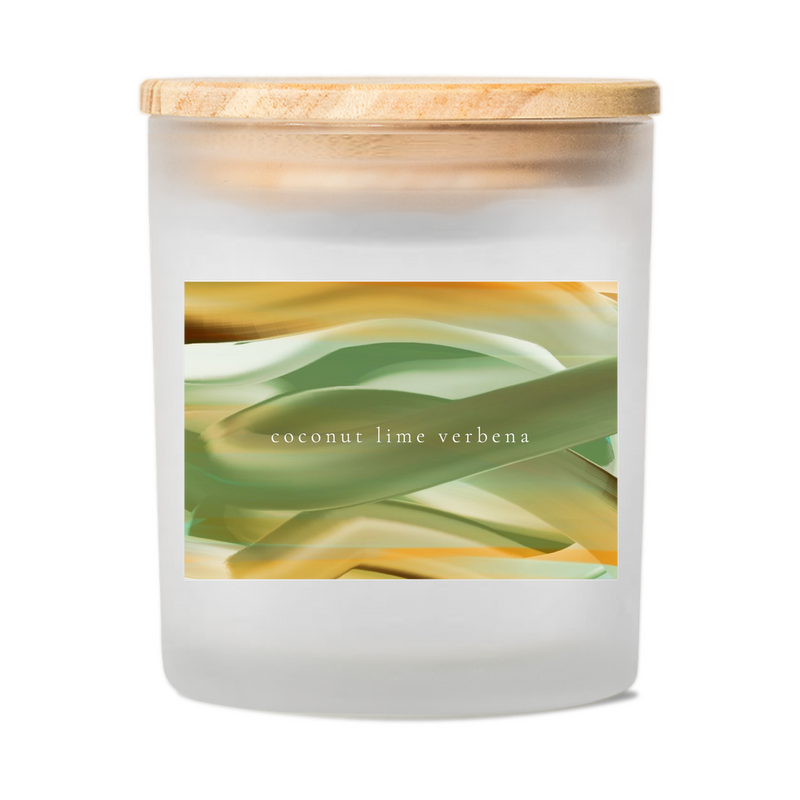 Coconut Lime Verbena Scented Candle