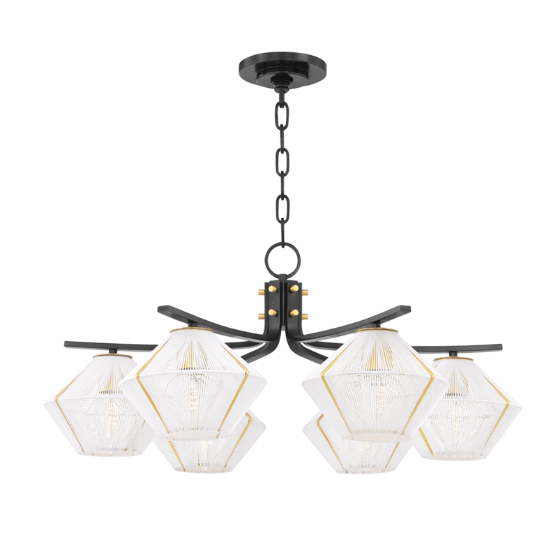 Saranac 6 Light Chandelier