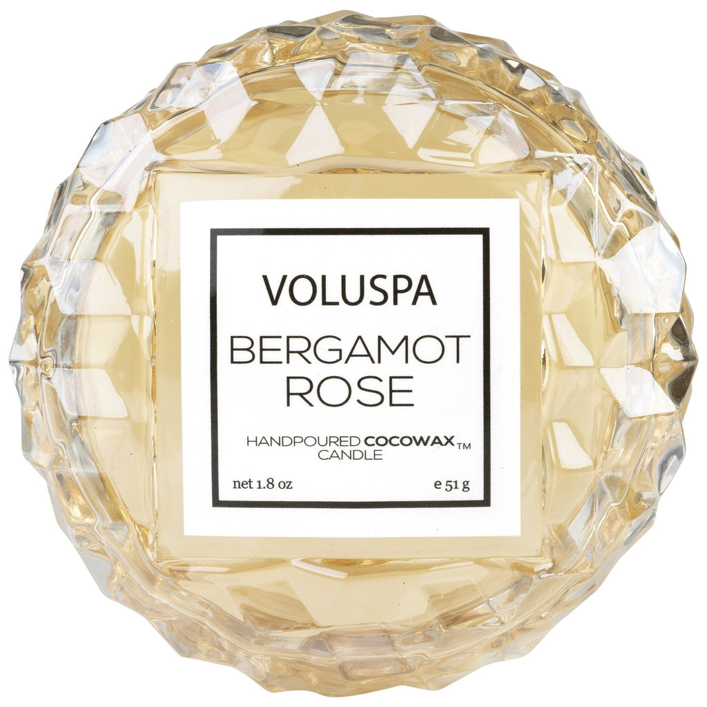 Macaron Candle in Bergamot Rose design by Voluspa