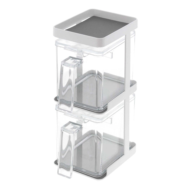 Tower Pantry Container Rack for Spices and Seasonings (2 Containers) - Vertical Rack by Yamazaki