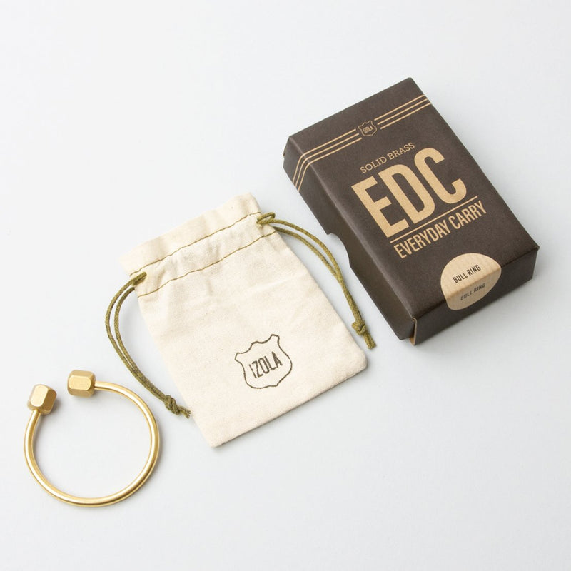 Brass EDC Bull Ring design by Izola