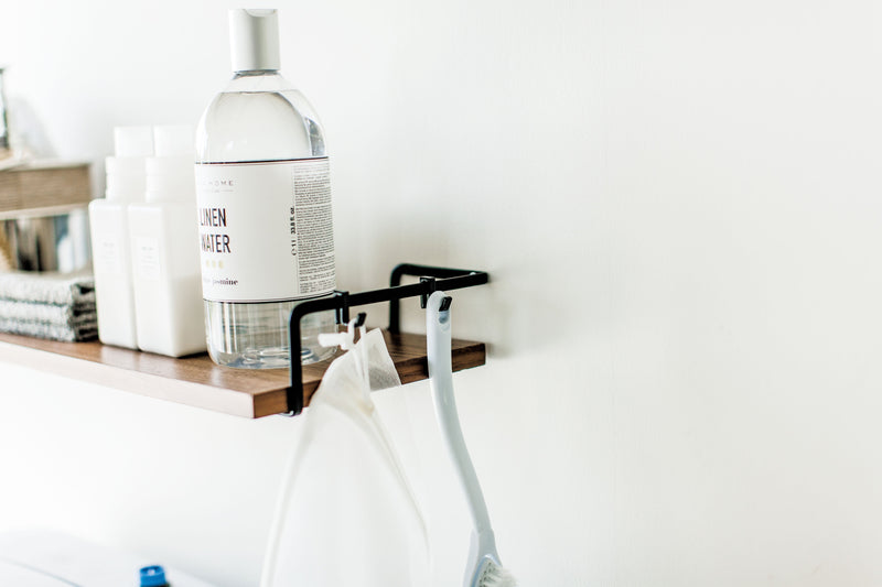 Tower Wall-Mounted Wood Shelf  in Various Colors by Yamazaki