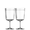 Vera Bande Goblet, Pair by Vera Wang