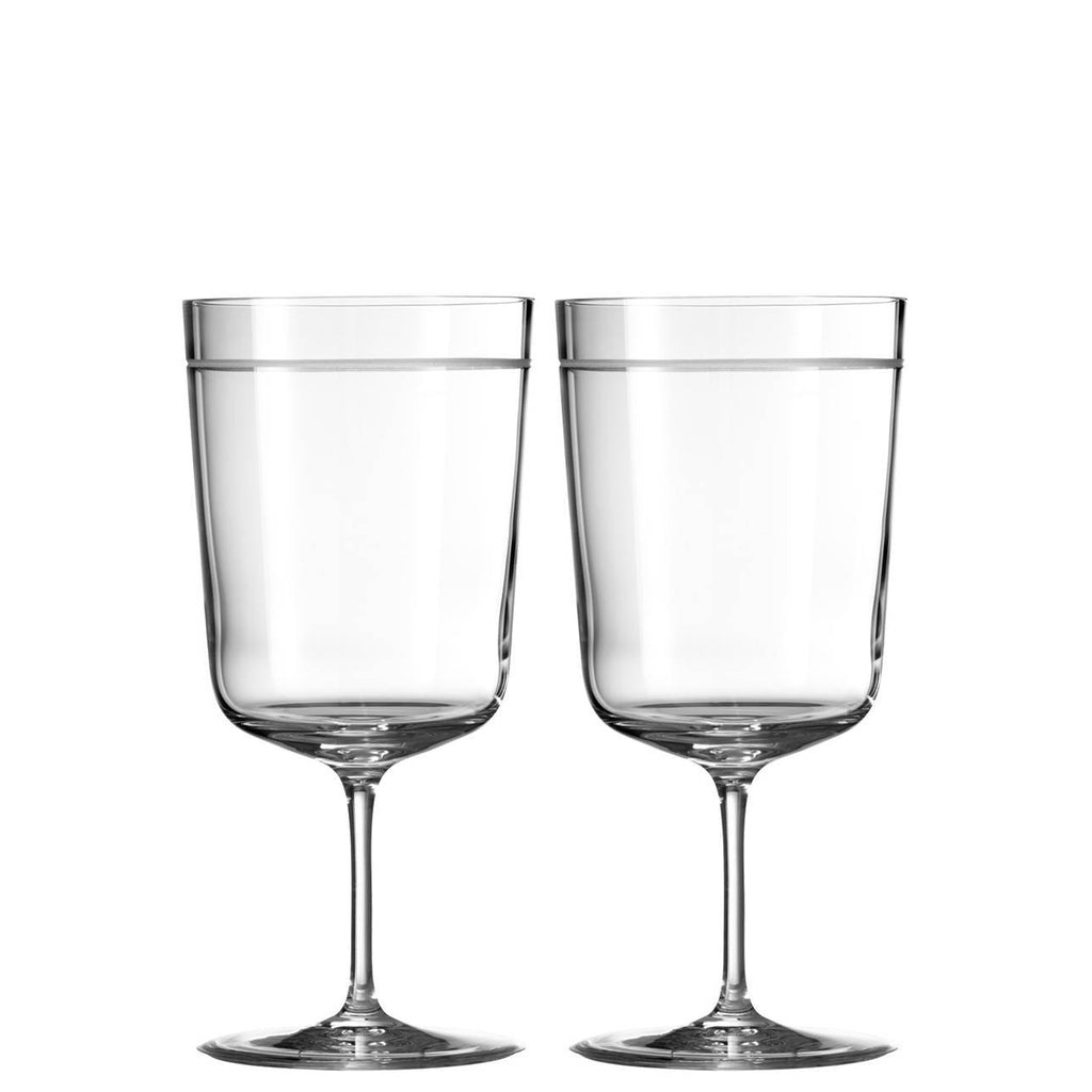 Vera Bande Goblet, Pair by Vera Wang