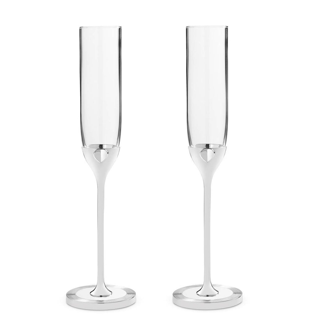 Vera Love Always Toasting Flute, Pair by Vera Wang