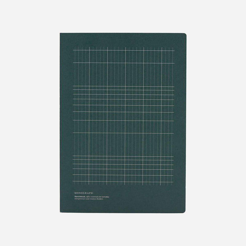 Geometric Notebook, Dark Green