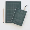 Geometric Notebook, Dark Green