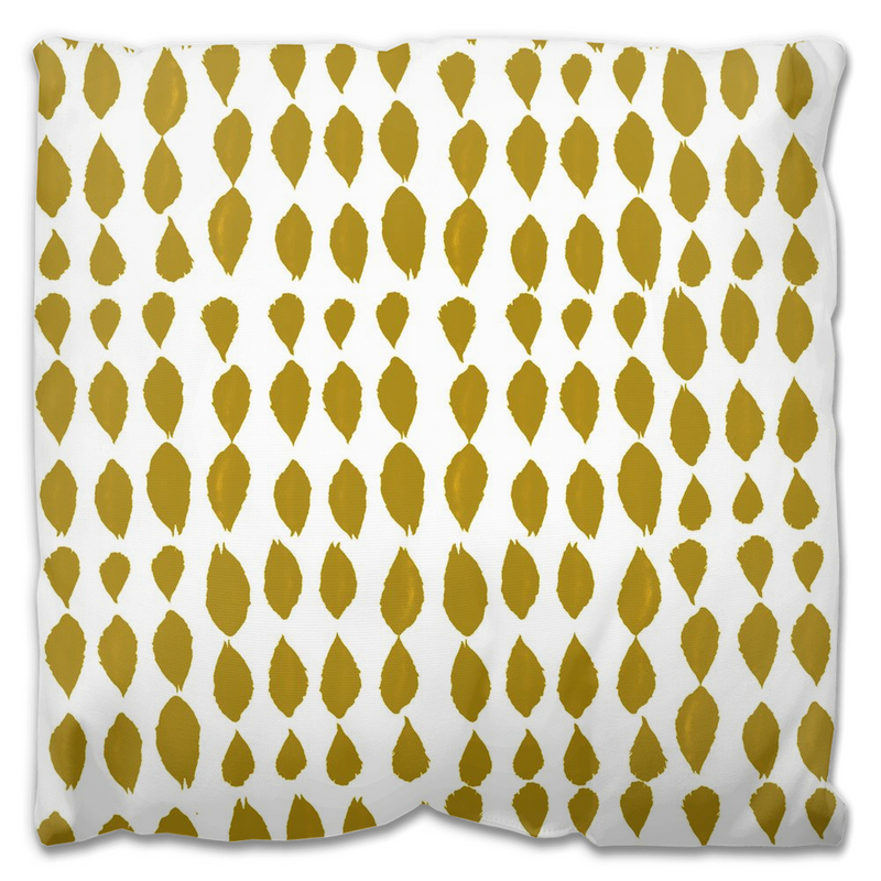 Mustard Throw Pillow