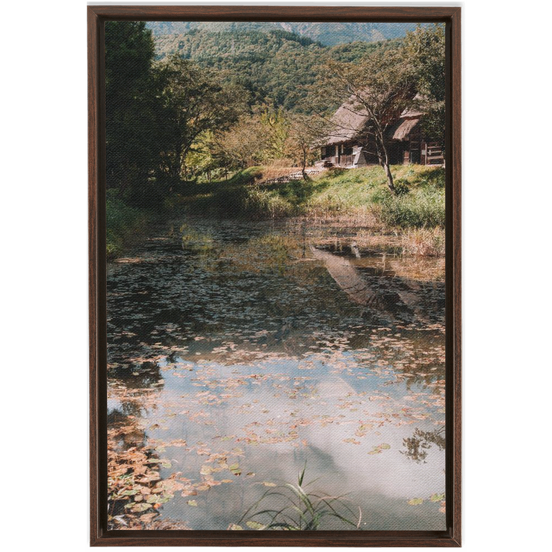 Village Framed Canvas