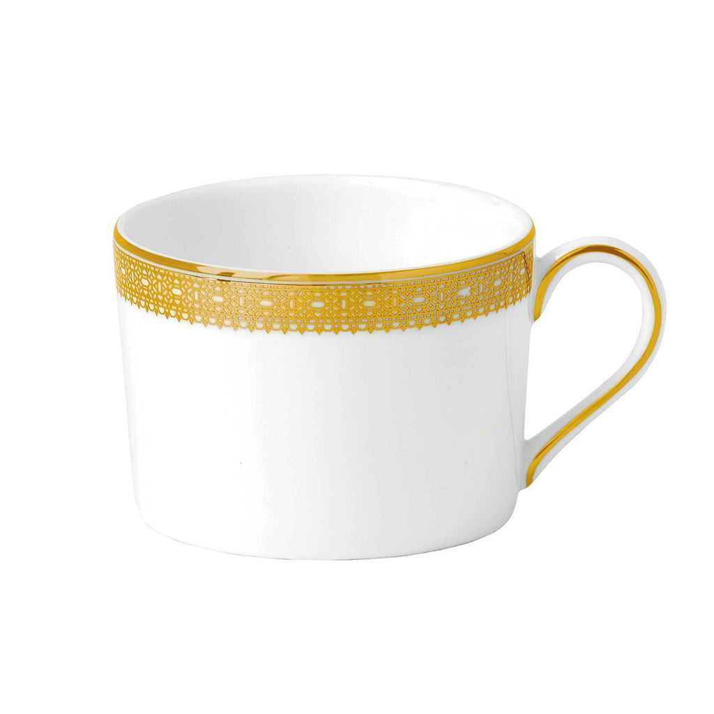 Vera Lace Gold Teacup & Saucer by Vera Wang