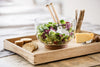 Nature Salad Bowl w/Oak Trivet