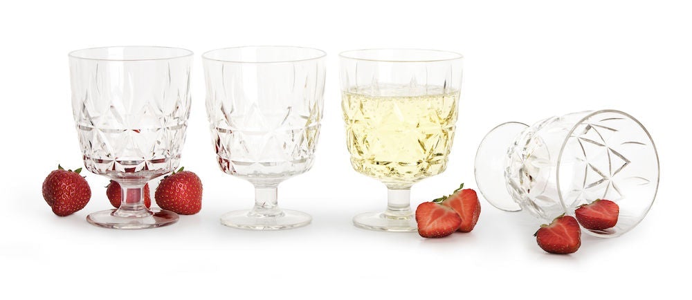 Set of 4 Picnic Glasses in Various Sizes