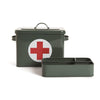 First Aid Storage Box with 3 Section Organizer Tray Insert