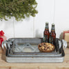 Farm to Table Galvanized Iron Gallery Trays, Set of 3