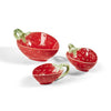 Berry Sweet Strawberry Bowls, Set of 3