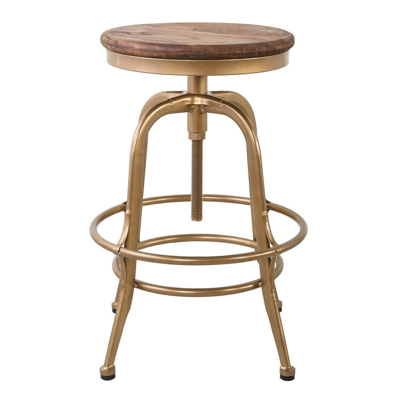 Peralta Counter Stool Brass