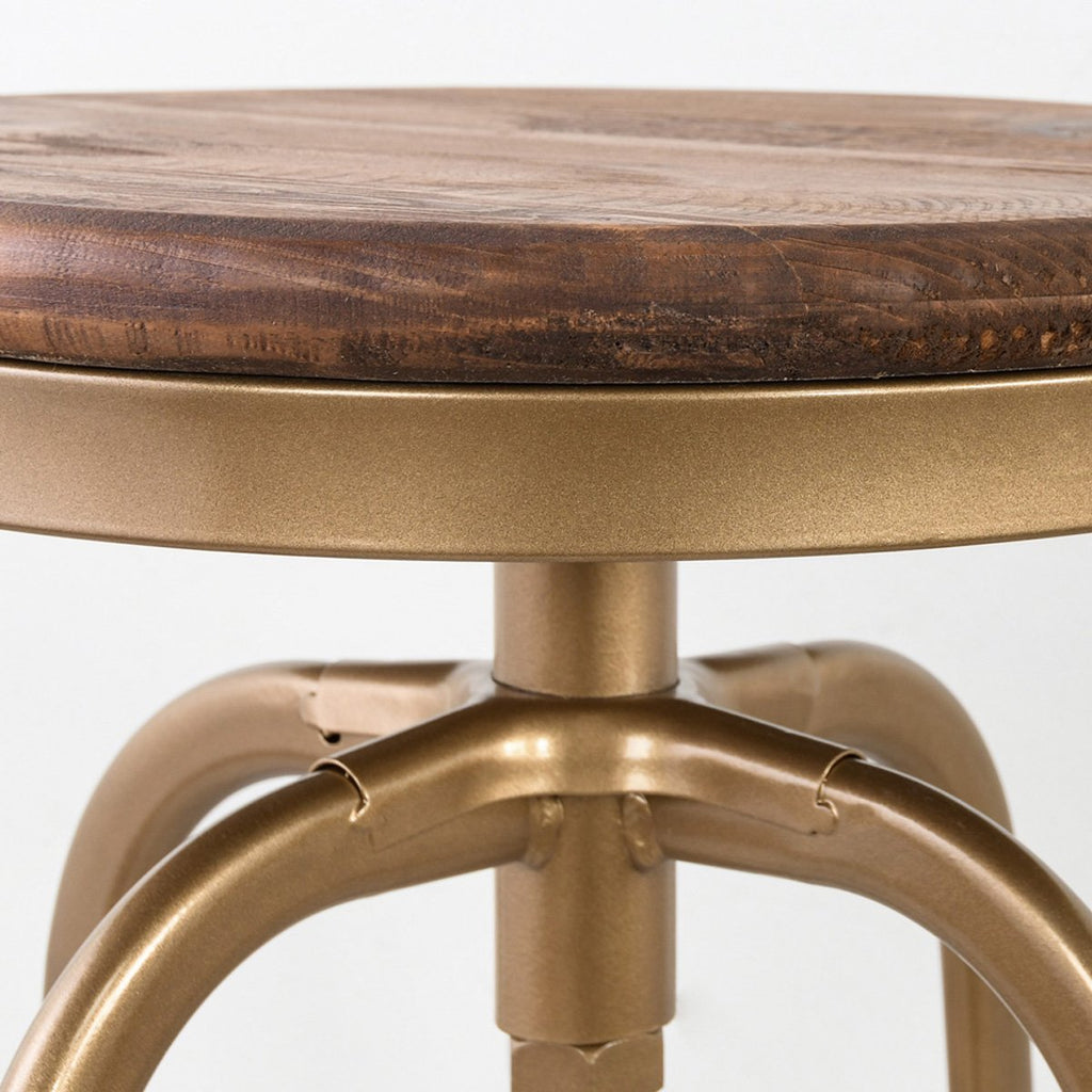 Peralta Counter Stool Brass