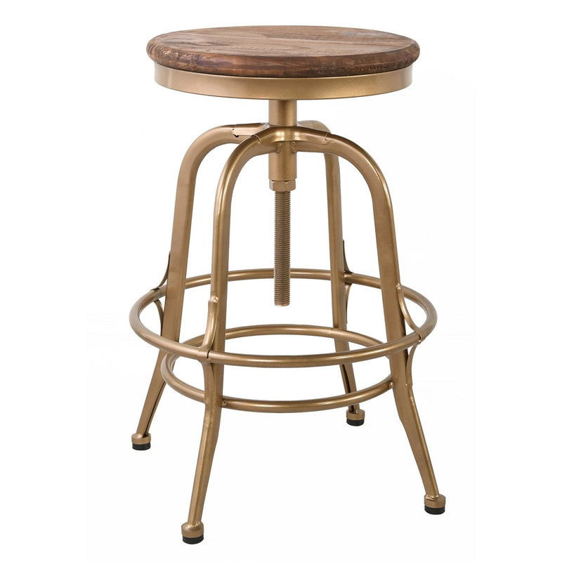 Peralta Counter Stool Brass