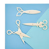 Hand-Carved Bone Scissors, Assorted Designs