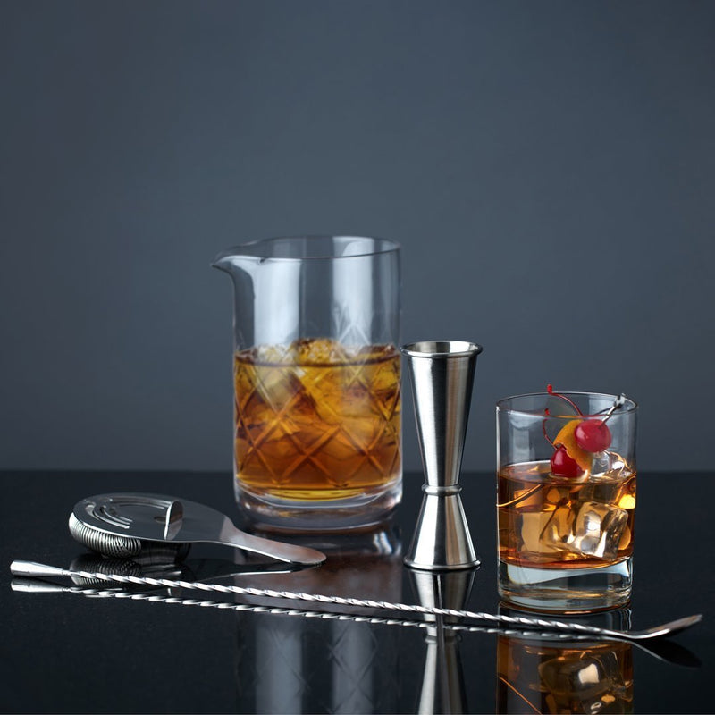 4-Piece Stainless Steel Mixologist Barware