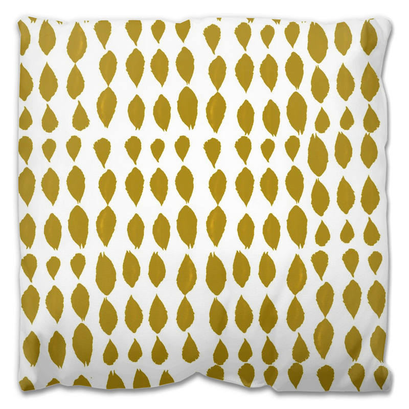 Mustard Throw Pillow