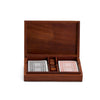 Turf Club Cards and Dice Set in Hand-Crafted Wooden Box