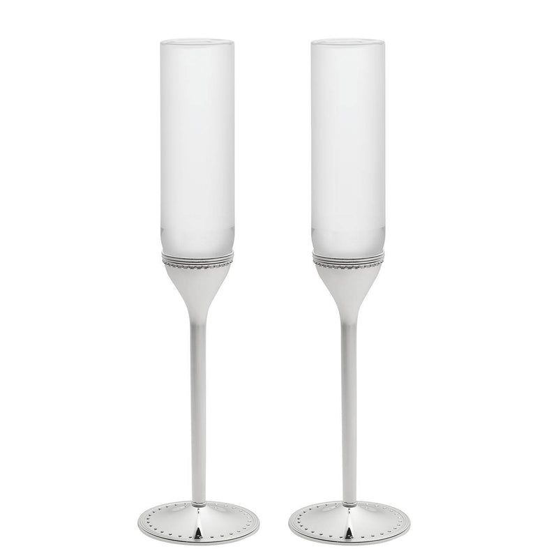 Grosgrain Toasting Flute, Pair by Vera Wang