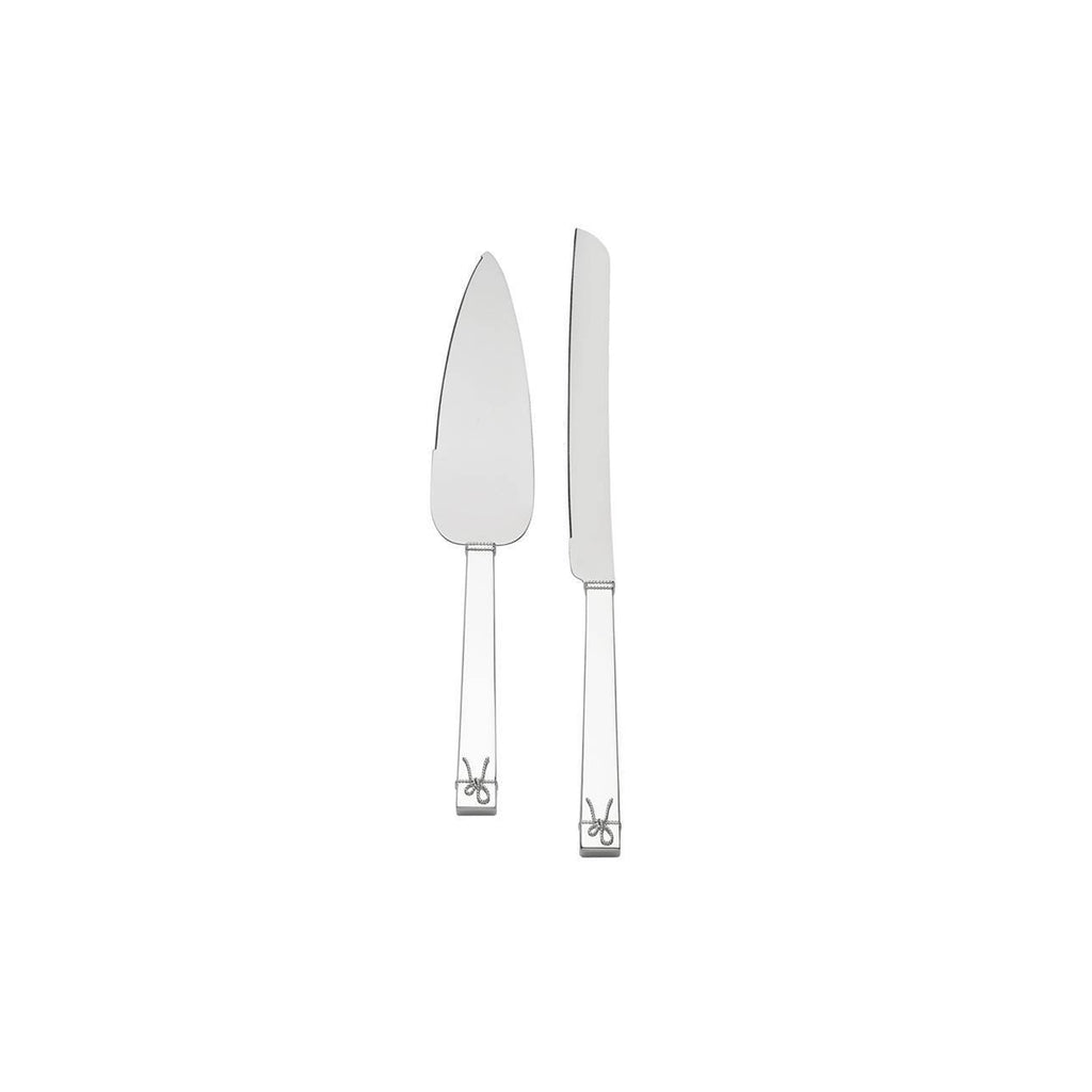 Love Knots Stainless Cake Knife & Server by Vera Wang