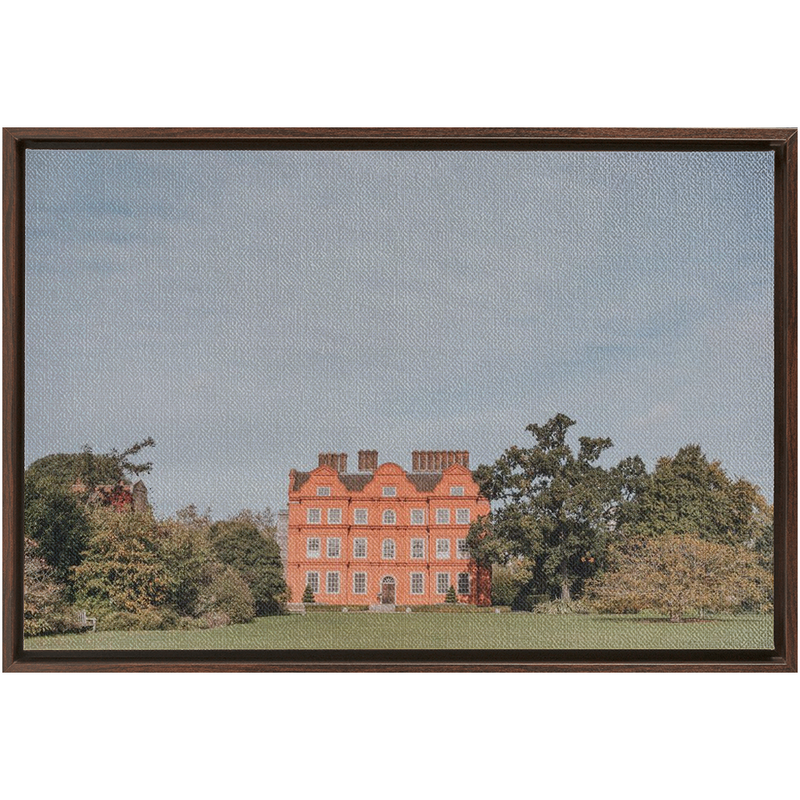 Maison Orange Framed Canvas