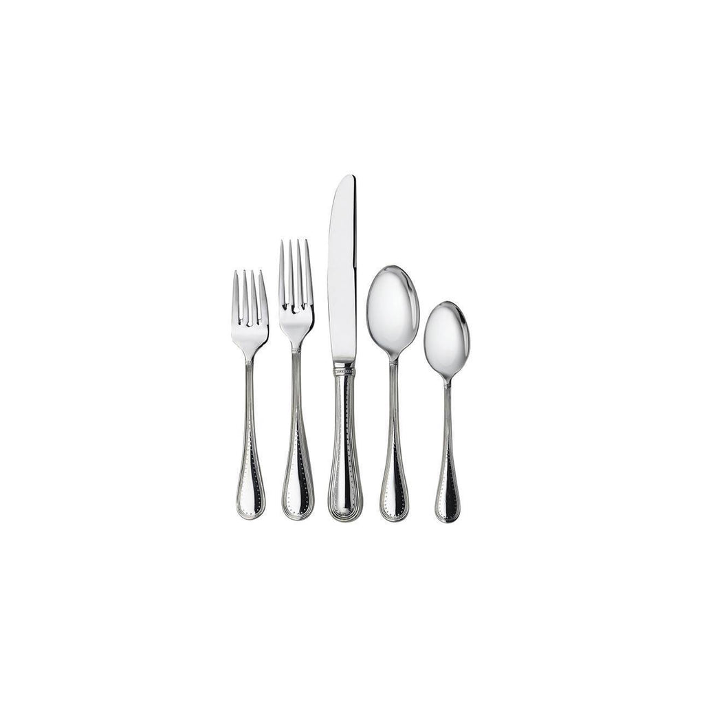 Grosgrain Stainless Steel 5-Piece Place Setting by Vera Wang