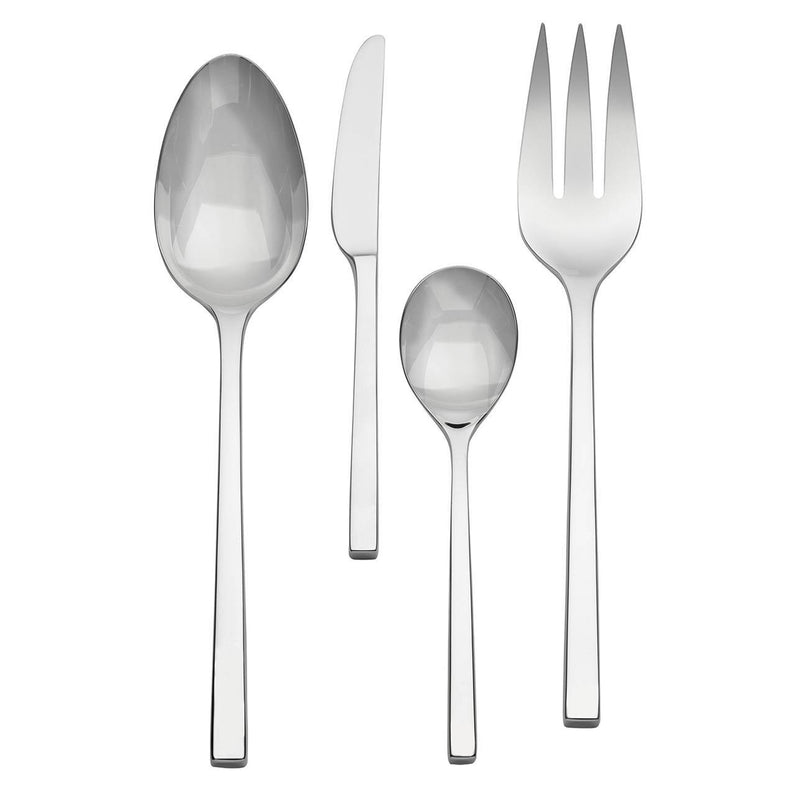 Polished Stainless Steel 4-Piece Hostess Set by Vera Wang